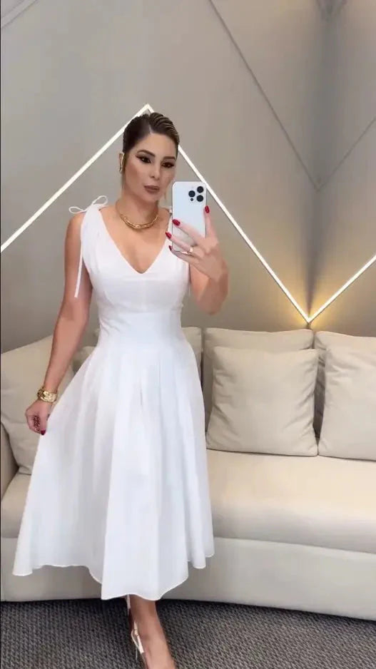 Vestido Pérola – O Toque de Elegância que Transforma!