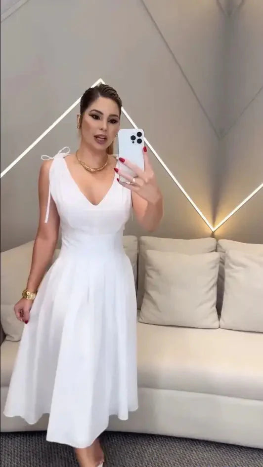 Vestido Pérola – O Toque de Elegância que Transforma!